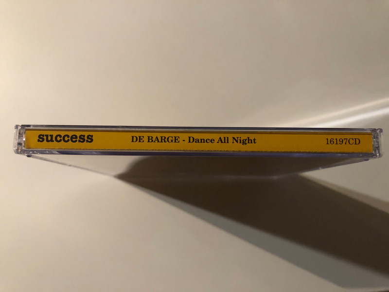 De Barge - Dance All Night / Biographical details on the back / We're Having Fun, You're A Big Boy, You're Not The Only One, Say You Do, and many more / Success Audio CD 1997 / 16197CD