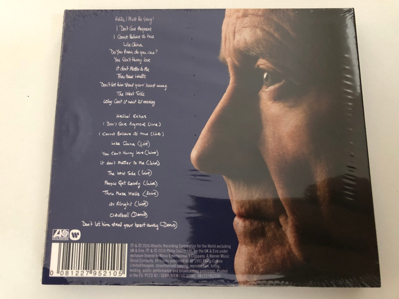 Phil Collins – Hello, I Must Be Going! / 2CD Deluxe Edition, Includes Rarities Previously Unavailable On CD / Atlantic 2x Audio CD 2016 / 081227952105