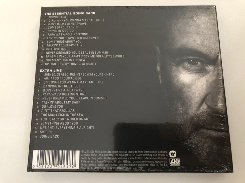 Phil Collins – The Essential Going Back / 2CD Deluxe Edition, Includes Rarities Previously Unavailable On CD / Atlantic 2x Audio CD 2016 / 081227946470
