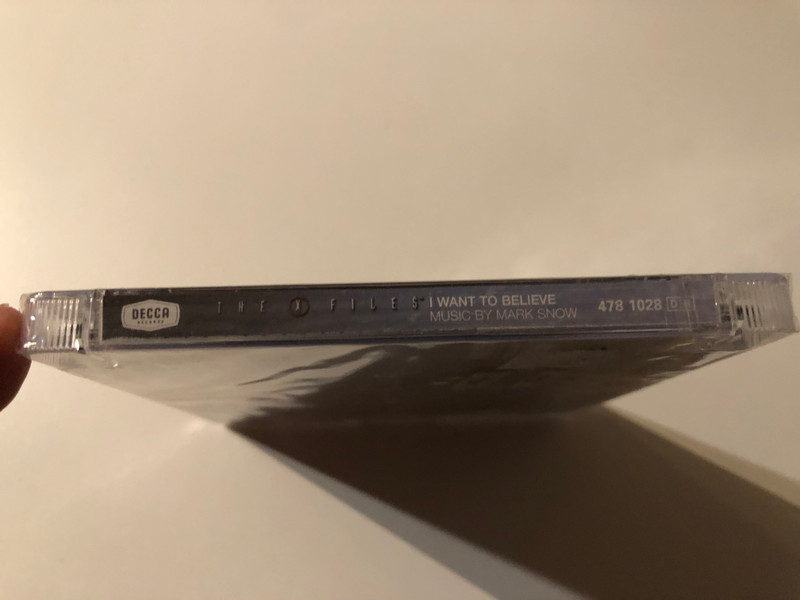 The X Files - I Want To Believe (Original Motion Picture Soundtrack) - Music By Mark Snow / The X-Files Theme remix by Unkle, Includes new song from Xzibit / Decca Audio CD 2008 / 478 1028