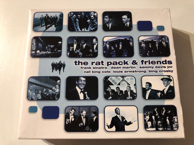 The Rat Pack & Friends - Frank Sinatra, Dean Martin, Sammy Davis Jnr, Nat King Cole, Louis Armstrong, Bing Crosby / Newsound 2000 3x Audio CD, Box Set 1999 / NSTHR007