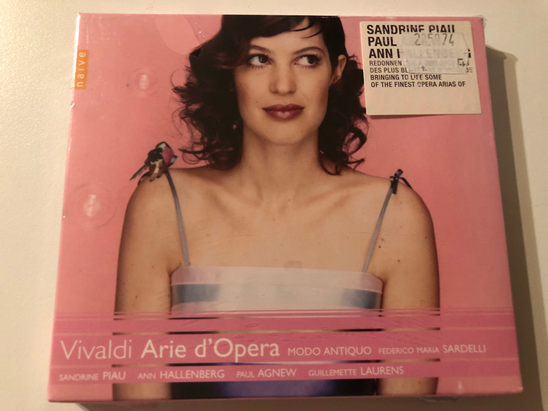 Vivaldi: Arie D'Opera - Modo Antiquo, Federico Maria Sardelli, Sandrine Piau, Ann Hallenberg, Paul Agnew, Guillemette Laurens / Naïve Audio CD / OP 30411 