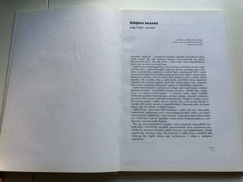 Sajdik by Kernács Gabriella / Ferenc Sajdik hungarian graphic artist and caricaturist / Holnap kiadó / Hardcover (963346708X)