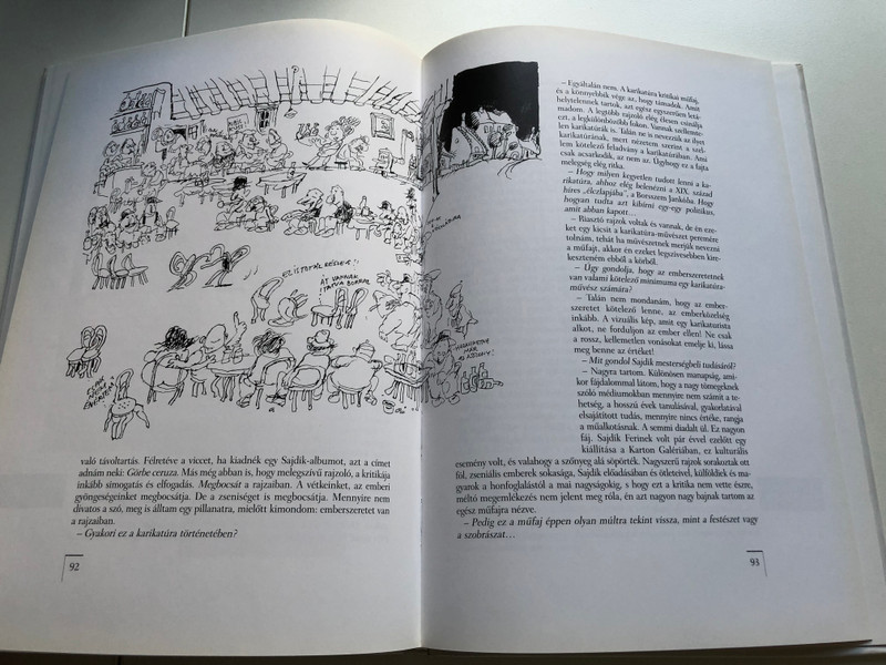 Sajdik by Kernács Gabriella / Ferenc Sajdik hungarian graphic artist and caricaturist / Holnap kiadó / Hardcover (963346708X)