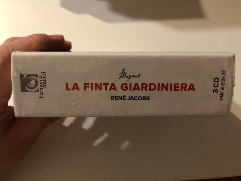 Mozart: La finta giardiniera - Karthäuser, Ovenden, Penda, Chappuis, Rivenq, Im, Nagy - Freiburger Barockorchester, René Jacobs / Harmonia Mundi 3x Audio CD, Box Set 2012 / HMC 902126.28 (3149020212622) 