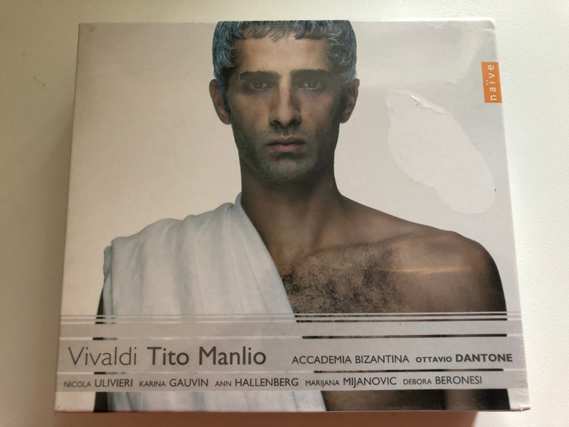 Vivaldi: Tito Manlio - Accademia Bizantina, Ottavio Dantone, Nicola Ulivieri, Karina Gauvin, Ann Hallenberg, Marijana Mijanovic, Debora Beronesi / Naïve 3x Audio CD, Box Set / OP 30413