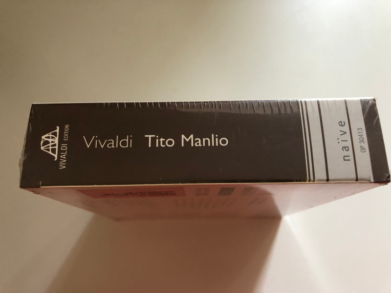 Vivaldi: Tito Manlio - Accademia Bizantina, Ottavio Dantone, Nicola Ulivieri, Karina Gauvin, Ann Hallenberg, Marijana Mijanovic, Debora Beronesi / Naïve 3x Audio CD, Box Set / OP 30413