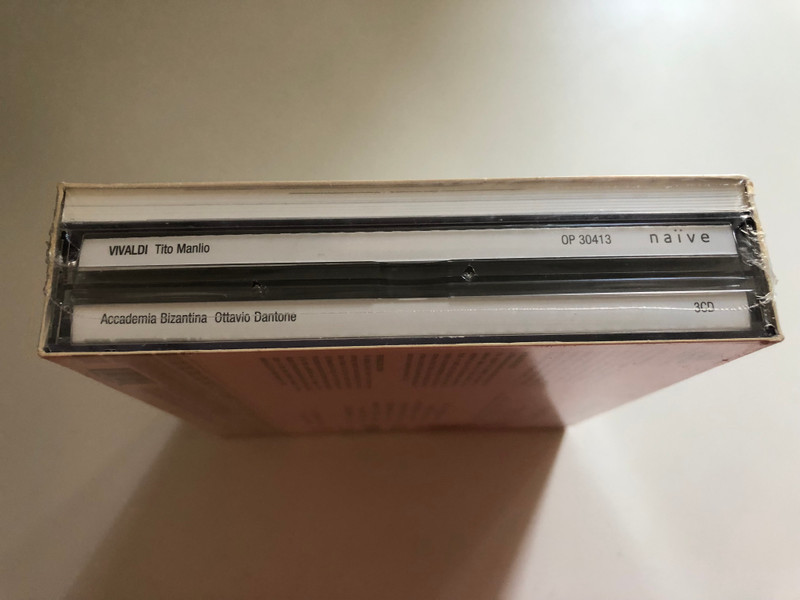Vivaldi: Tito Manlio - Accademia Bizantina, Ottavio Dantone, Nicola Ulivieri, Karina Gauvin, Ann Hallenberg, Marijana Mijanovic, Debora Beronesi / Naïve 3x Audio CD, Box Set / OP 30413