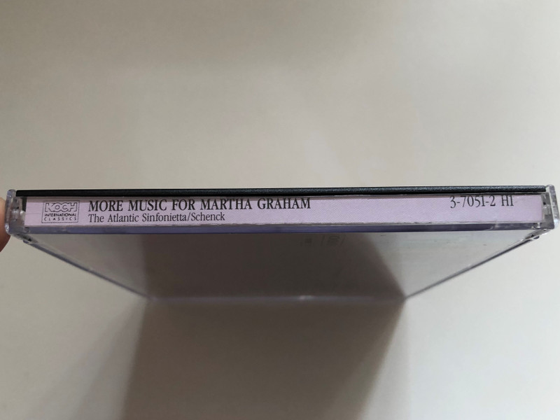 More Music For Martha Graham - Menotti, Hindemith, Schuman - The Atlantic Sinfonietta, Andrew Schenck / Koch International Classics Audio CD 1991 / 3-7051-2 H1