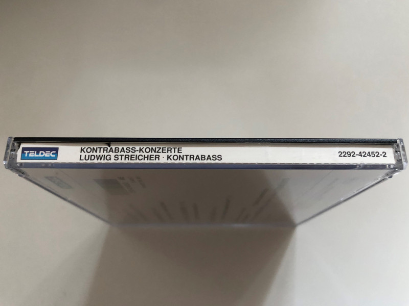 Bottesini, Dragonetti, Vanhal, Dittersdorf - Konzerte für Kontrabass - Ludwig Streicher, Hans Stadlmair, Othmar Costa / TELDEC Audio CD 1990 / 2292-42452-2