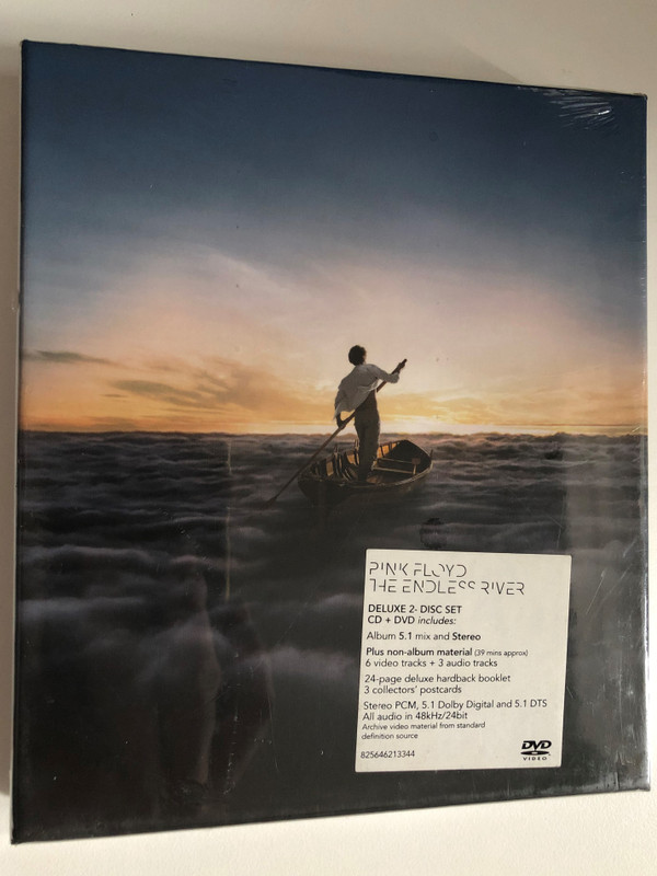 Pink Floyd – The Endless River / Deluxe 2-Disc Set, CD + DVD Includes: Album 5.1 mix abd Stereo; Plus non-album material (39 mins approx); 6 Video tracks + 3 audio tracks / Parlophone Audio CD + DVD Video CD 2014 / 825646213344