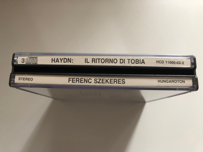 Joseph Haydn: Il Ritorno Di Tobia - Magda Kalmár, Veronika Kincses, Klára Takács, Attila Fülöp, Zsolt Bende, Budapest Madrigal Choir, Hungarian State Orchestra, Ferenc Szekeres / Hungaroton 3x Audio CD, Box Set 1987 Stereo / HCD 11660-62-2