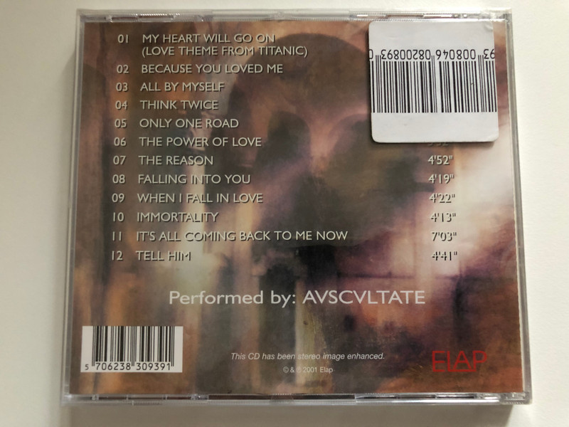 Mystical Chants - The Songs Of Celine Dion / Performed by: Avscvltate / Elap Audio CD 2001 / 50384192