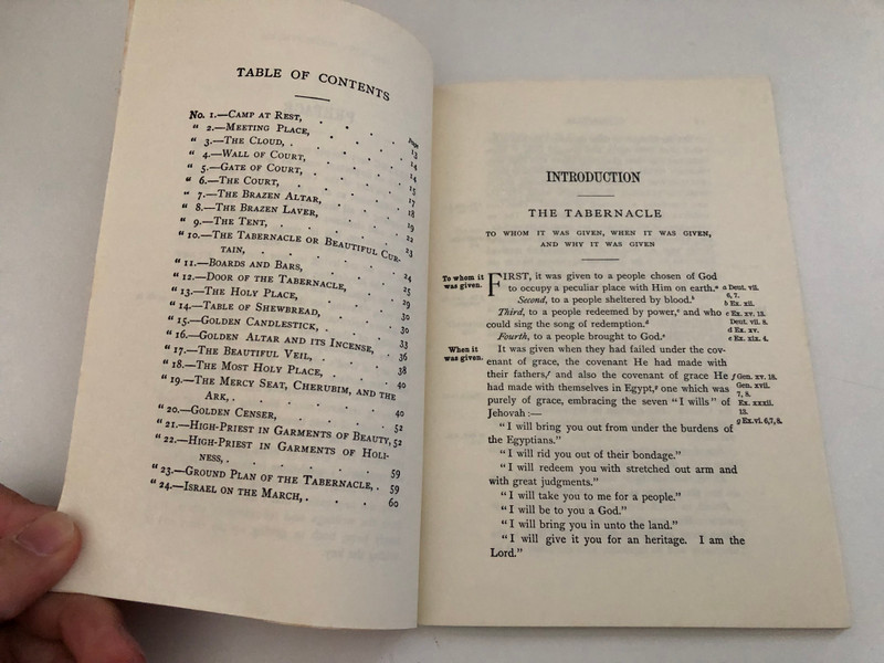 The Tabernacle in the Wilderness by David Little / Loizeaux Brothers, 1982 / Printed in United States of America (0872135209)