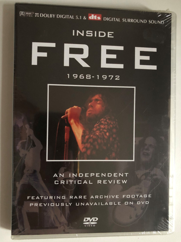 Inside Free 1968-1972 (An Independent Critical Review) / Featuring Rare Archive Footage, Previously Unavailable On DVD / Classic Rock Productions DVD 2003 / CRL1608 PAL (823880016080)