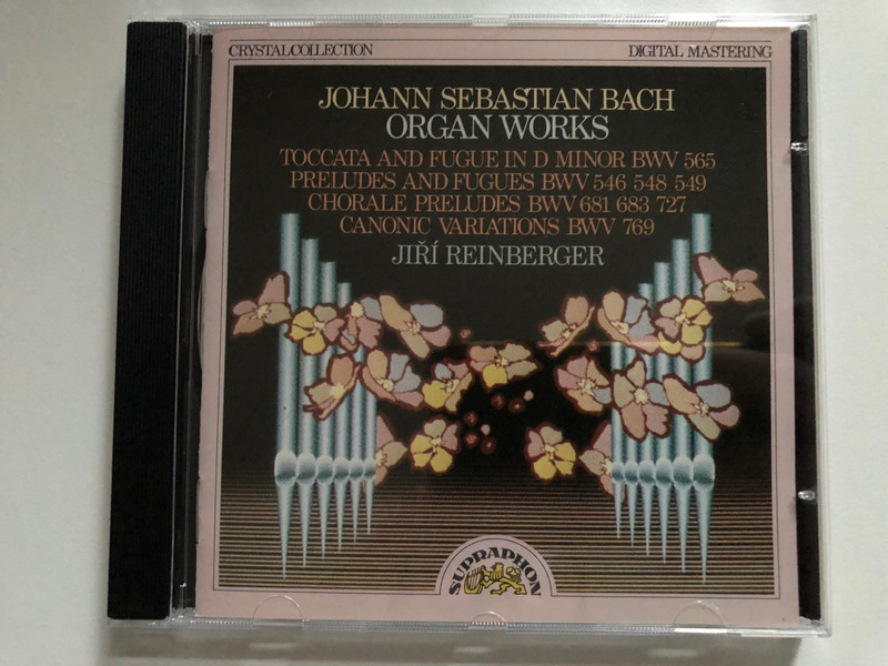Johann Sebastian Bach - Organ Works - Toccata And Fugue In D Minor, BWV 565; Preludes And Fugues, BWV 546, 548, 549; Chorale Preludes BWV 681, 683, 727; Canonic Variations - Jiří Reinberger / Supraphon Audio CD 1988 / 11 0626-2 111 (8596911062623)
