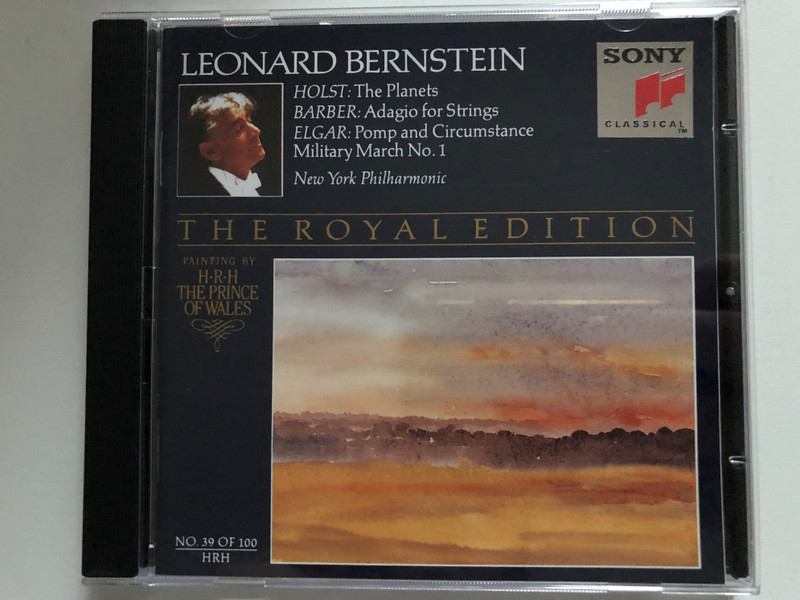 Leonard Bernstein - Holst: The Planets, Barber: Adagio For Strings, Elgar: Pomp And Circumstance Military March No. 1 - New York Philharmonic / The Royal Edition - NO. 39 OF 100 / Sony Classical Audio CD 1992 / SMK 47567 