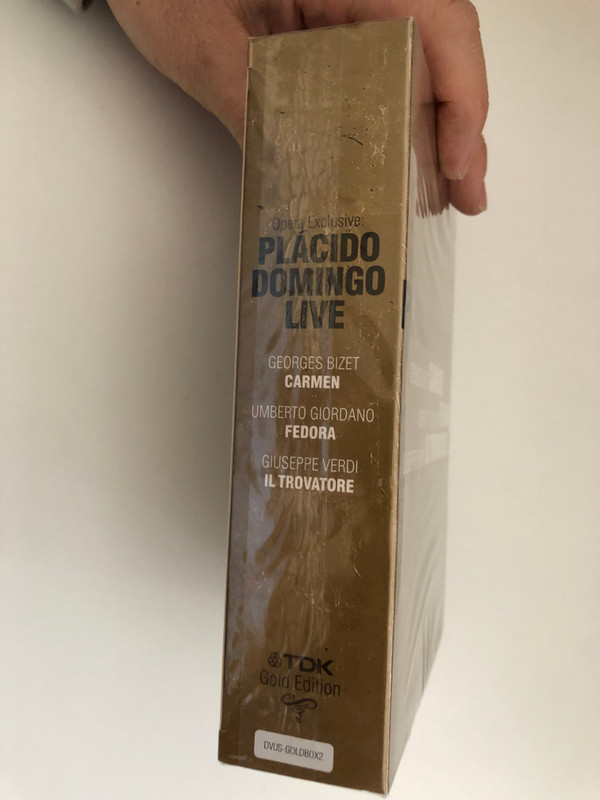 Opera Exclusive: Placido Domingo Live (4 DVD Set) / Georges Bizet - Carmen / Umberto Giordano - Fedora / Giuseppe Verdi - Il Trovatore / Teatro alla Scala / TDK Gold Edition / 2009 DVD (807280800197)