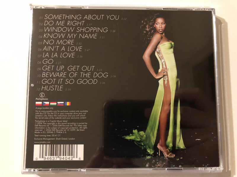 Jamelia - Walk With Me / Parlaphone Audio CD 2006 / 00946 3 79404 2 6 