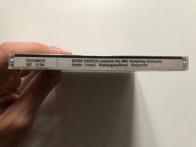 Gudio Cantelli - The NBC Studio Recordings (1949-1954) - Haydn, Franck, Mussorgsky/Ravel, Hindemith / Testament 2x Audio CD 2000 Mono, Stereo / SBT 2194