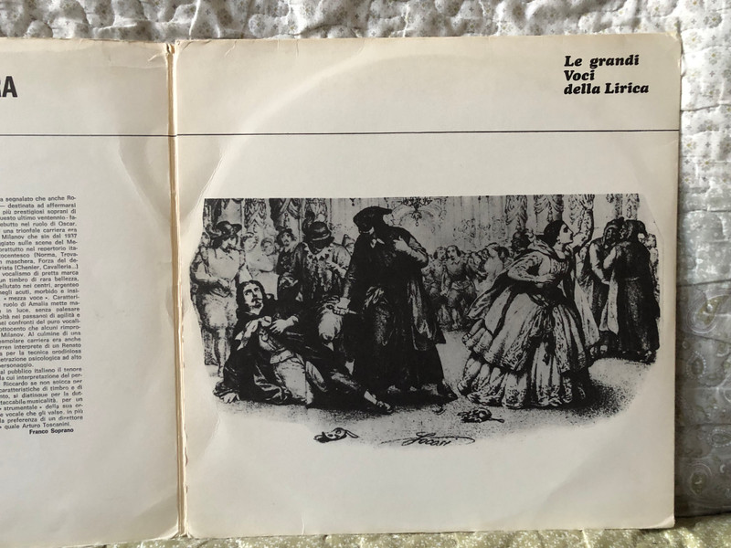 Verdi – Un Ballo In Maschera Highlights - La grandi Voci della Lirica / Zinka Milanov, Jan Peerce, Leonard Warren, Marian Anderson, Roberta Peters, Dimitri Mitropoulos / RCA LP / LM 20146