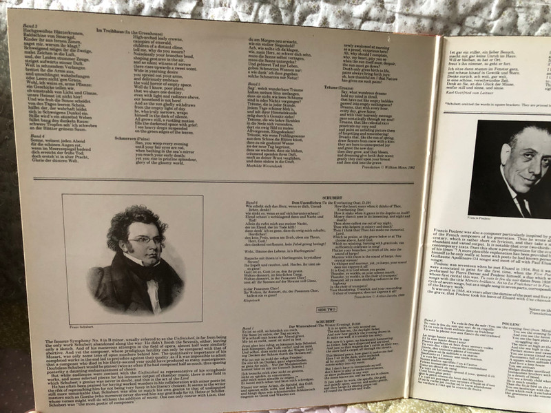Jessye Norman - Wagner: Wesendonk Lieder, Songs By Schubert & Poulenc - with Irwin Gage / HMV Concert Classics / His Master's Voice LP Stereo / SXLP 30556