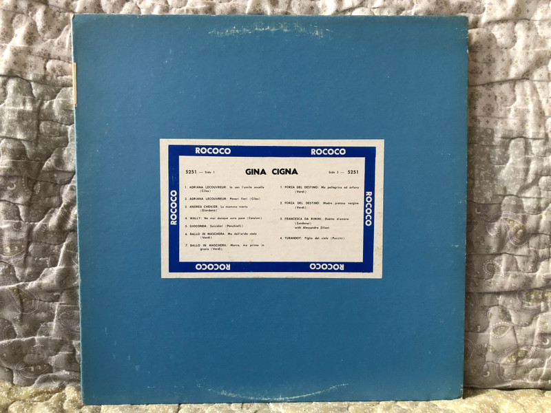 Gina Cigna / Rococo Records LP / 5251