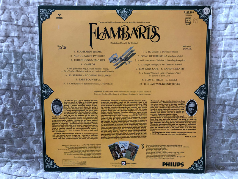 Flambards - Theme and incidental music from the Yorkshire Television series. / Philips LP 1979 / 9109 226