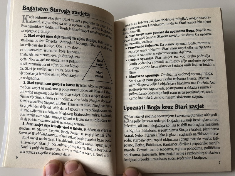  Upoznati Boga Kroz Stari Zavjet / Croatian Language Booklet / Knowing God Through the Old Testament
