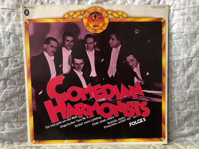 Comedian Harmonists Folge 5 - Ein Lied Geht Um Die Welt; Ungarischer Tanz Nr. 5; Schlaf, Mein Liebling; Eilali, Eilali, Eilala; Schlafe, Mein Prinzchen, Schlaf Ein; u. a. / Der Goldene Trichter / EMI Electrola 2x LP / 1C 148-46 078/79 M