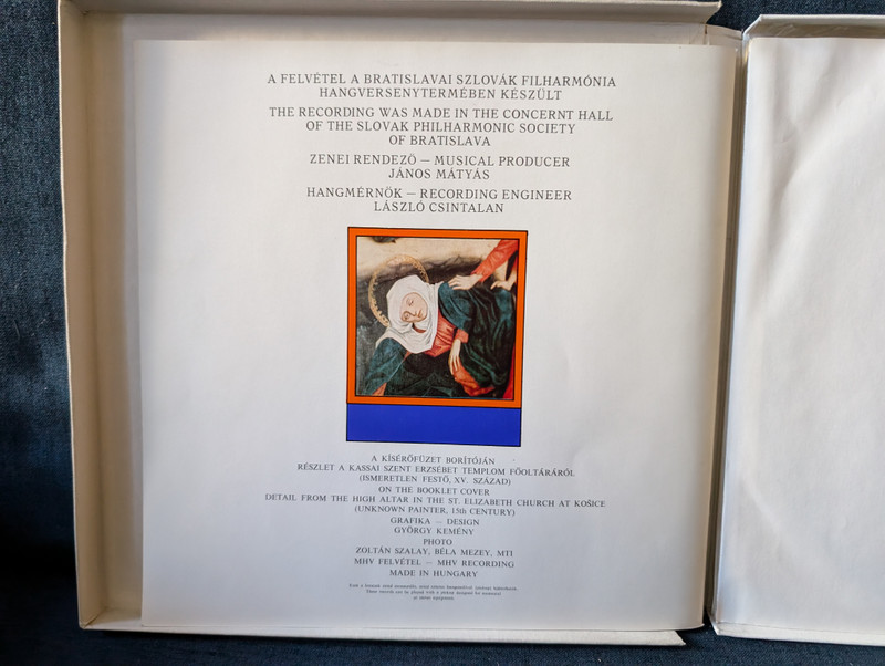 Liszt: Die Legende Von Der Heiligen Elisabeth - János Ferencsik / Hungaroton 3x LP, Stereo, Mono, Box Set / SLPX 11650-52