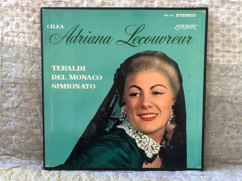Cilea - Adriana Lecouvreur - Tebaldi, Del Monaco, Simionato / London Records 3x LP, Box Set, Stereo / OSA 1331