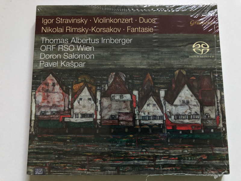 Igor Stravinsky - Violinkonzert, Duos; Nikolai Rimsky-Korsakov - Fantasie / Thomas Albertus Irnberger, ORF RSO Wien, Doron Salomon, Pavel Kašpar / Gramola Hybrid Disc 2021 / 99204