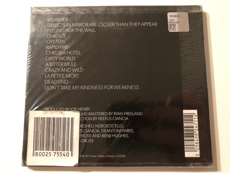Meshell Ndegeocello – Weather / Naïve Audio CD 2011 / NV824711