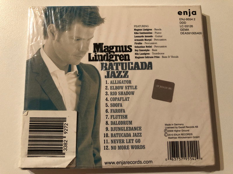 Magnus Lindgren – Batucada Jazz / Enja Records Audio CD 2010 / ENJ-9554 2