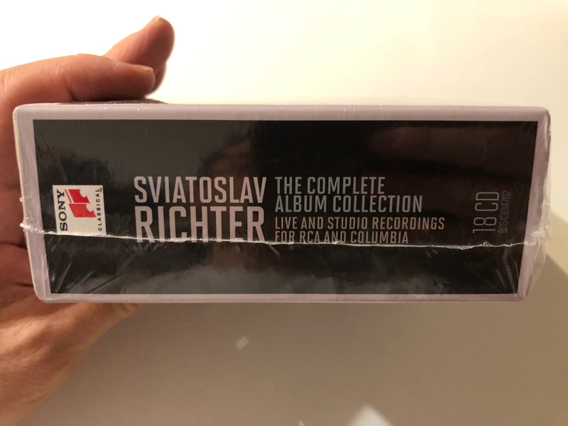 Sviatoslav Richter – The Complete Album Collection (Live And Studio Recordings For RCA And Columbia) / Sony Classical 18x Audio CD, Box Set 2015 / 88843014702