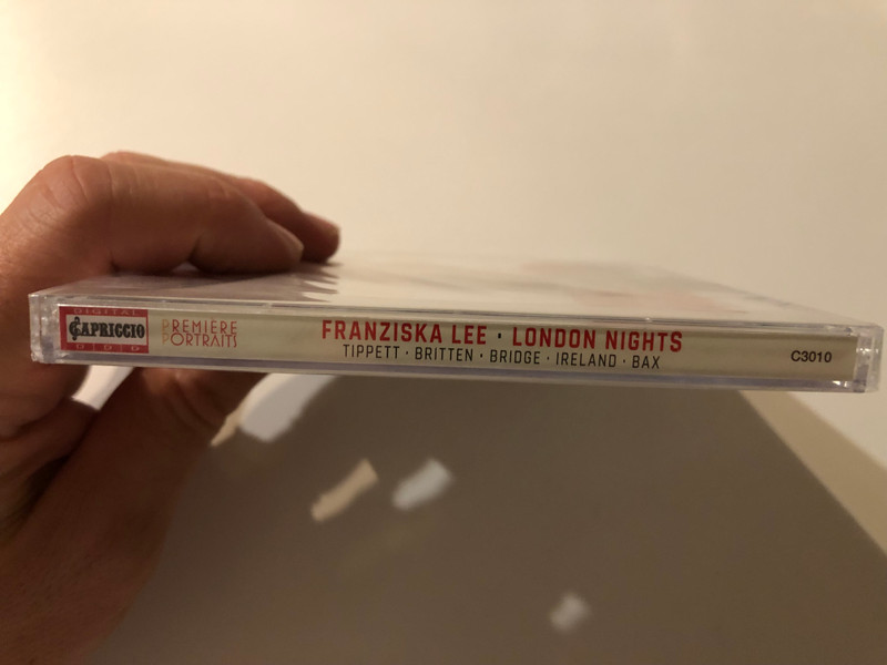 Franziska Lee (piano) - London Nights: Tippett, Britten, Bridge, Ireland, Bax / Capriccio Audio CD 2021 / C3010