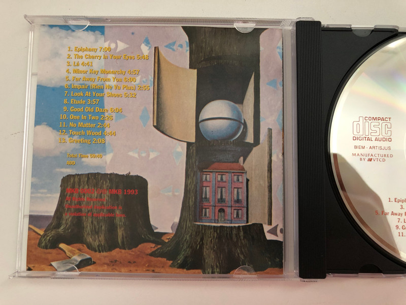 Greg Földvári - Touch Wood / MKB (Hungary) Ltd. Audio CD 1993 / MKB 0002