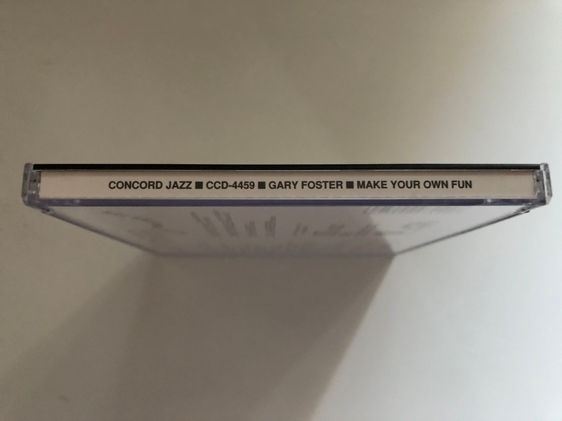 Gary Foster: Make Your Own Fun - Jimmy Rowles, John Heard, Joe Labarbera / Concord Jazz Audio CD 1991 / CCD-4459