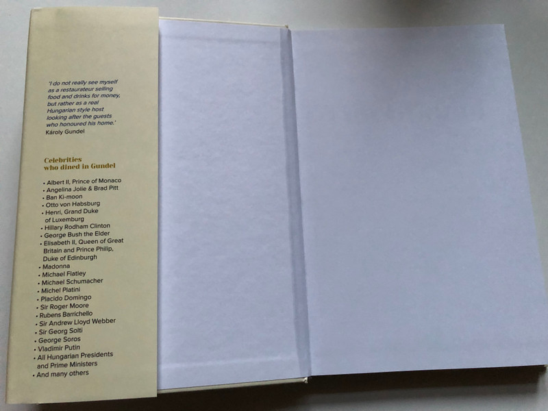 Gundel Cookbook - Classic Recipes and Modern Day Dishes  Kossuth Publishing  Hardcover (9789630976473)