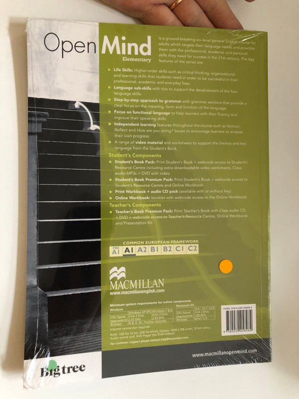 Open Mind - Elementary Student's Book Pack  Edition A1  Mickey Rogers  Paperback  Macmillan (9780230458284)