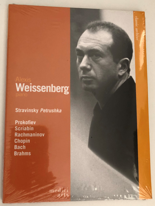 Stravinsky, Prokofiev, Scriabin, Rachmaninov, Chopin, Bach, Brahms: Alexis Weissenberg - Classic Archive / Bonus: Alexis Weissenberg talks about Petrushka / Medici Art / DVD (899132000626)