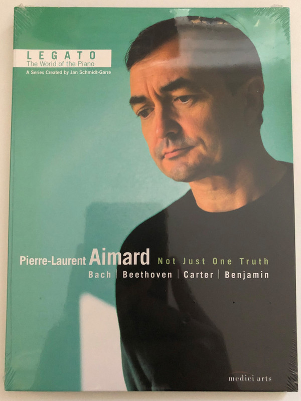 Legato The World of the Piano Pierre-Laurent Aimard - Not Just One Truth  Bach, Beethoven, Carter, Benjamin  A Series created by Jan Schmidt-Garre  Recorded live at the Akademie der Schonen Kunste, Munich, 5 March 2008  DVD (880242557988)