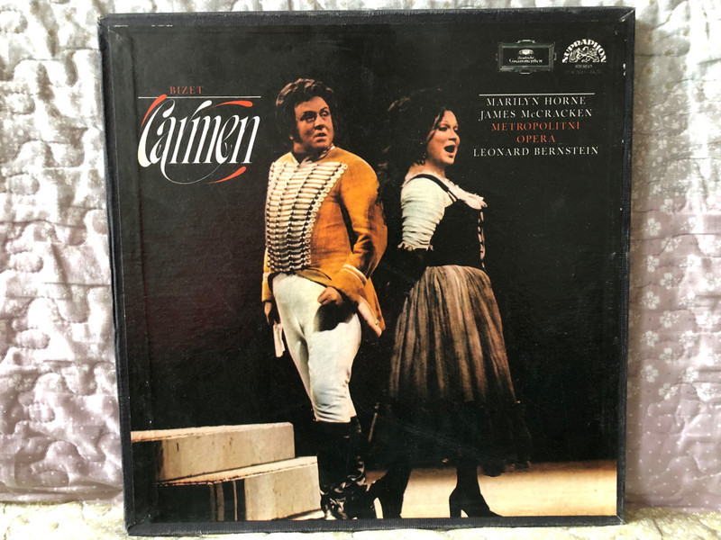 Bizet: Carmen - Marilyn Horne, James McCracken, Metropolitní Opera, Leonard Bernstein / Supraphon 3x LP, Stereo, Box Set / 1116 3041 - 43
