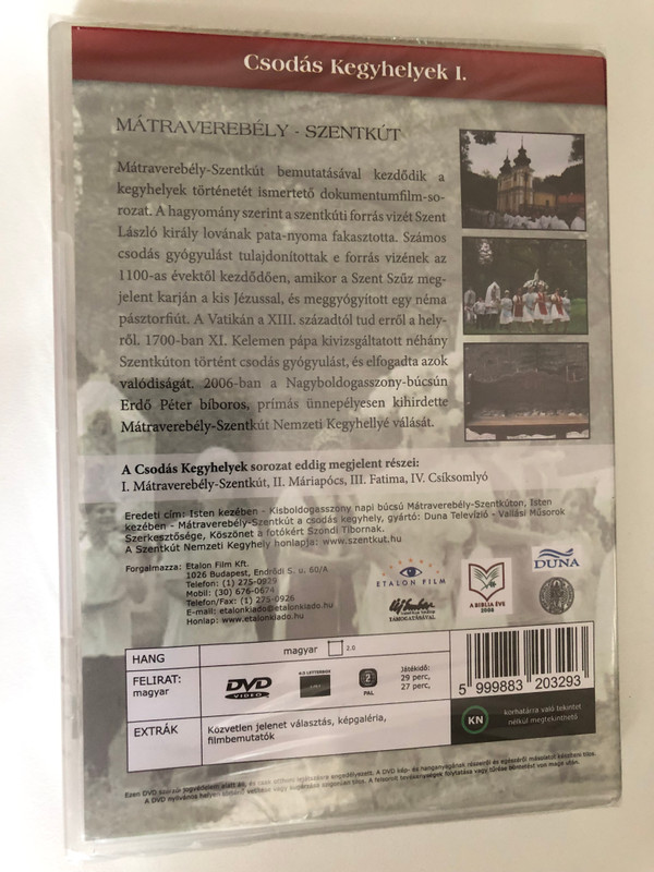 Csodás Kegyhelyek I. - Mátraverebély-Szentkút / Nemzeti Kegyhely, Szent Laszlo Nyomdokain / Duna / Etalon Film / DVD (5999883203293)