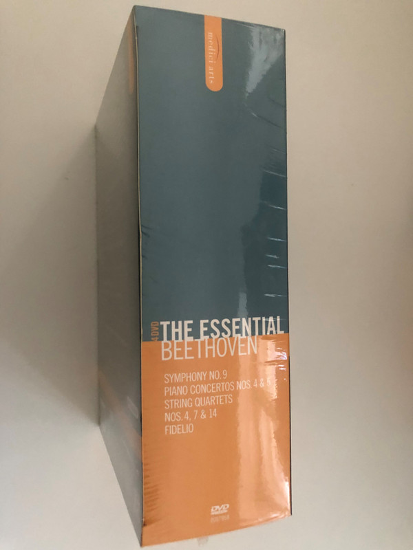 The Essential Beethoven 4 DVD Set  DVD 1 Leonore Overture No. 3 Symphony No. 9 шт В Minor  DVD 2 Piano Concertos No. 4 in G major No. 5 in E flat major  No.7 in F major “Rasumovsky No. 14 in C sharp minor  DVD 4 Fidelio  DVD (880242579584)