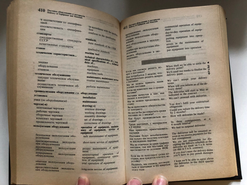 Русско-английский разговорник по внешнеэкономическим связям / Russian-English Phrase Book on Foreign Economic Relations / Hardcover (52000006287)