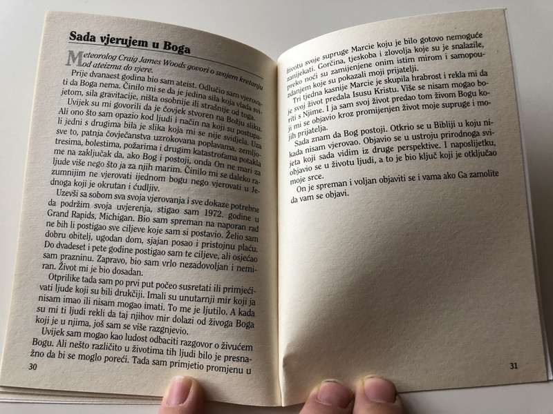 Kako mogu znati Postoji li Bog? / Croatian Language Booklet / How Can I Know There Is a God? / Paperback, 2004 (VI-W1G8-SU94)