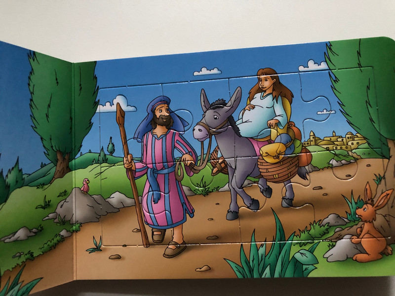 Naşterea Mântuitorului Iisus Hristos  Include 3 Puzzle-uri  Cardboard Cover (9786069034101)