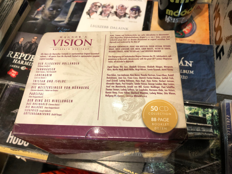 Wagner's Vision Bayreuth Heritage / Document Records 50x Audio CD, Box Set / 233618